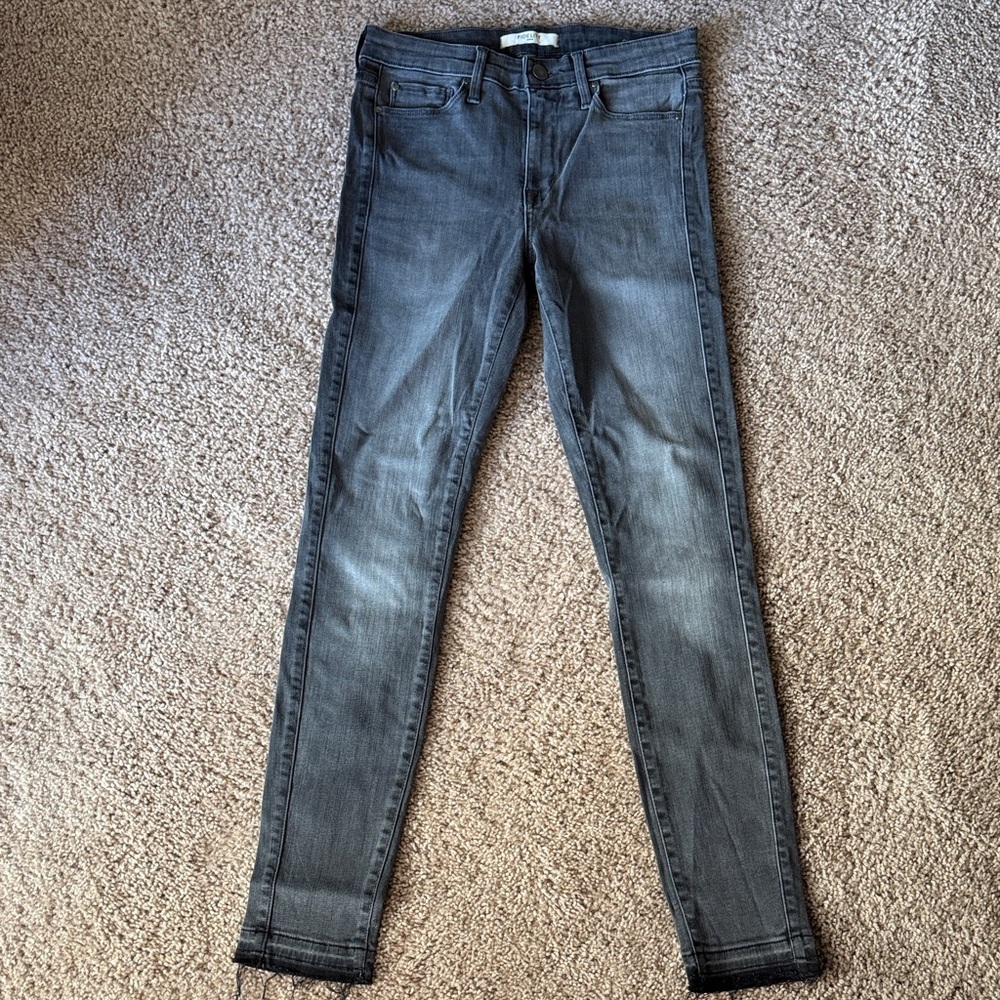 Fidelity Dark Gray Skinny Jeans